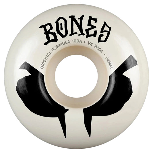 BONES WHEELS OG V4 WIDES 100a WHITE