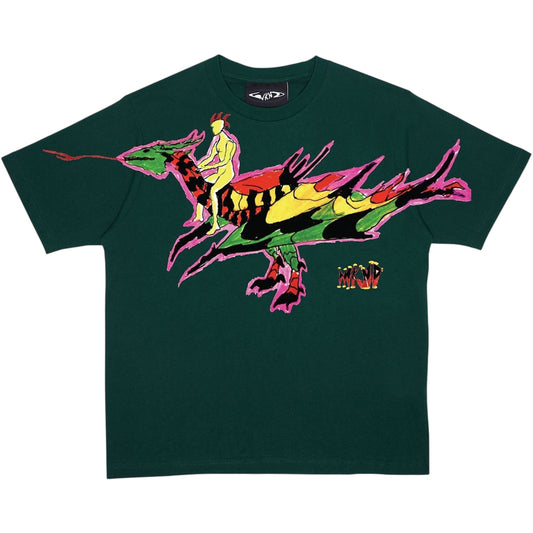 WKND NIGHTMARE TEE FOREST GREEN