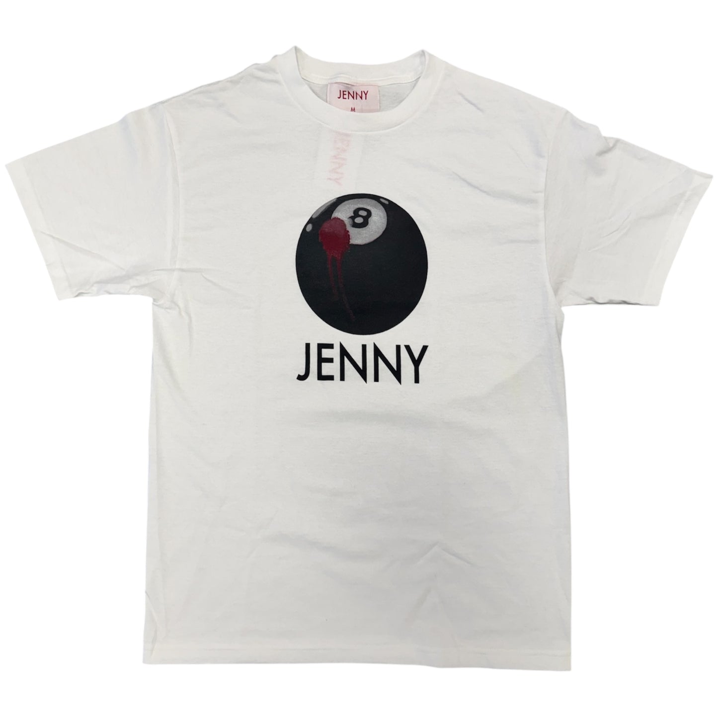 JENNY 8 BALL TEE WHITE
