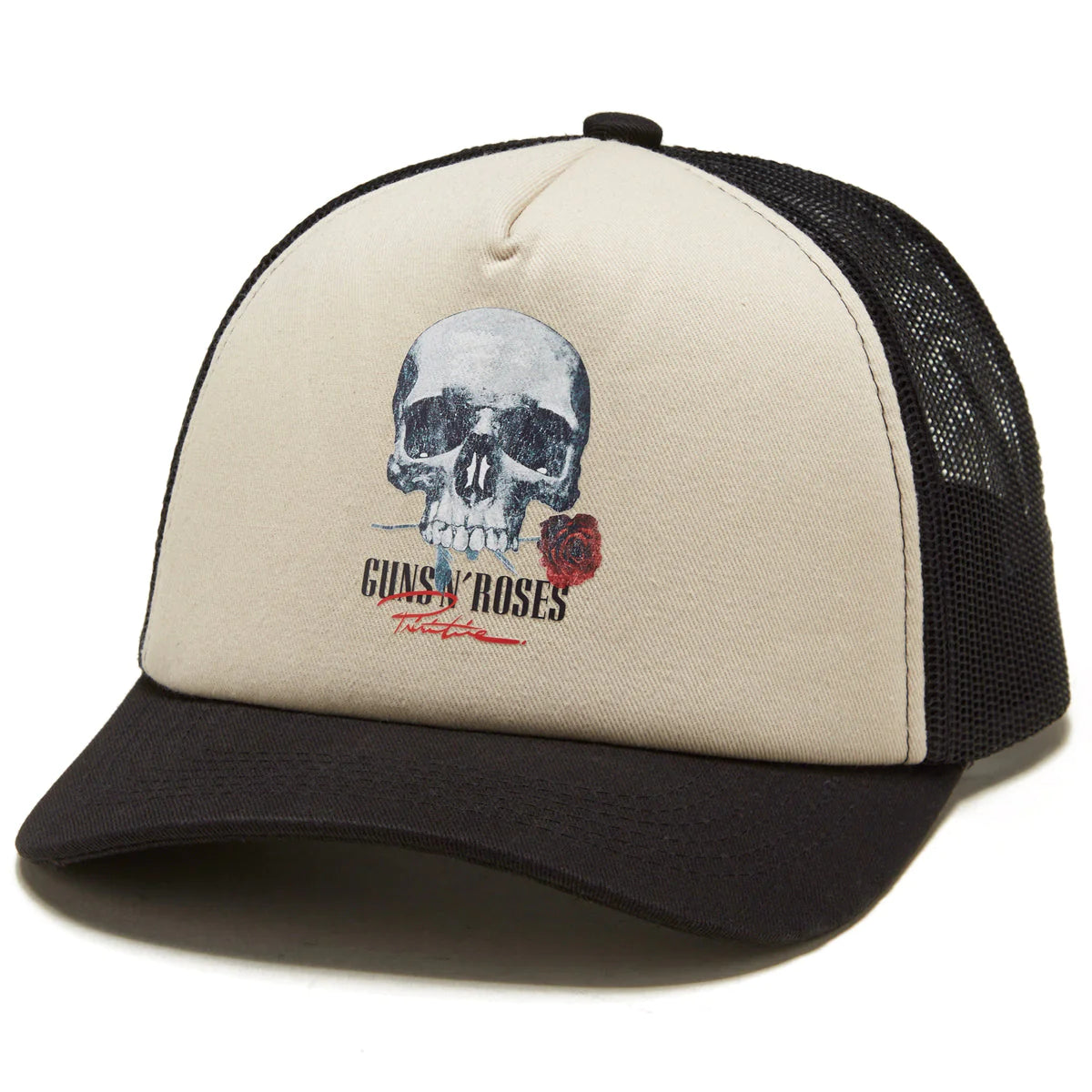 PRIMITIVE DON’T CRY TRUCKER HAT CREAM