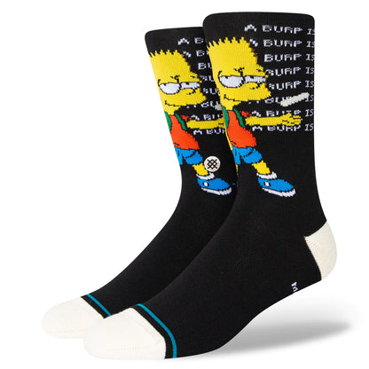 CHAUSSETTES STANCE SIMPSONS TROUBLÉES NOIRES