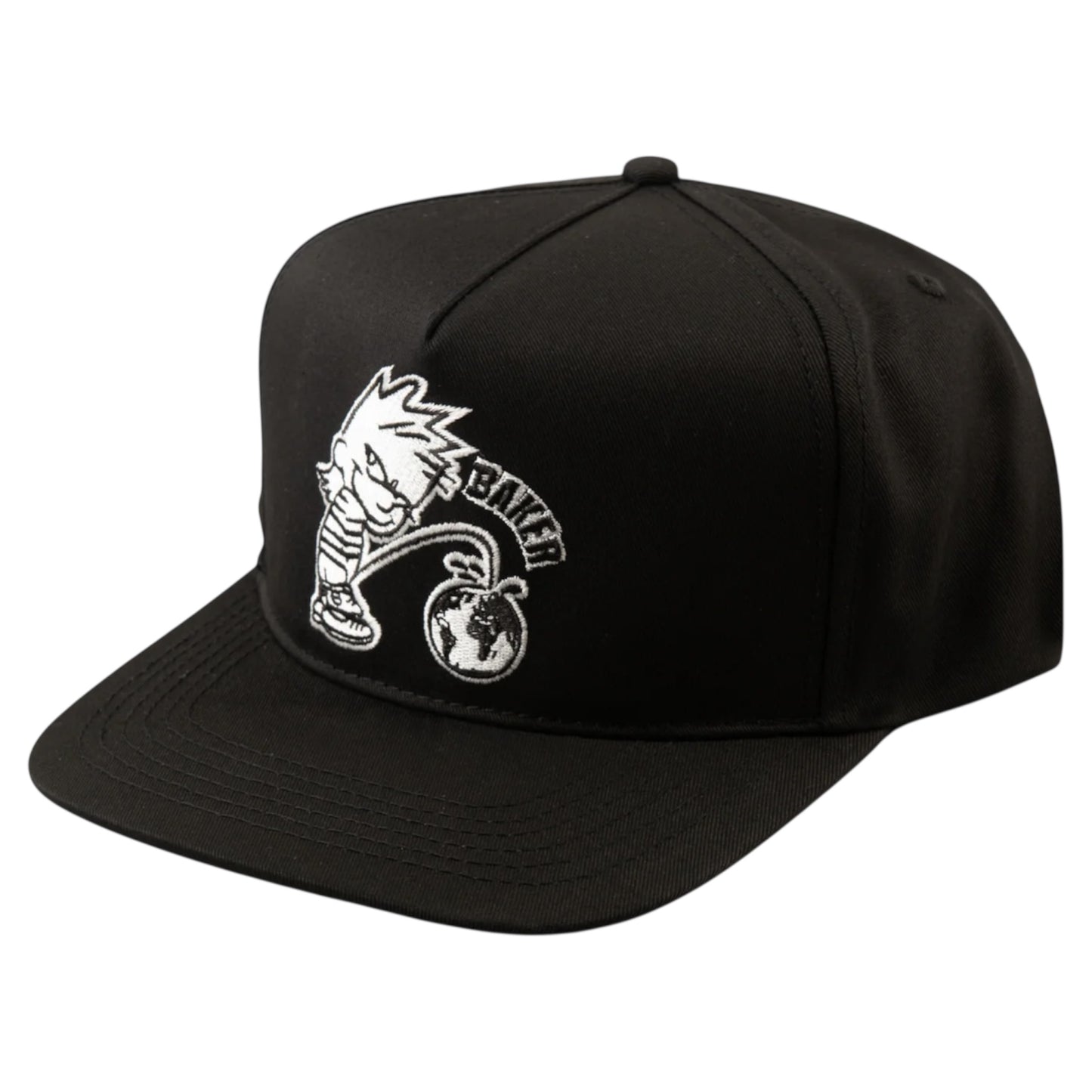 BAKER WHIZZ KID SNAPBACK HAT BLACK