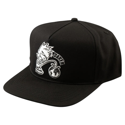 BAKER WHIZZ KID SNAPBACK HAT BLACK
