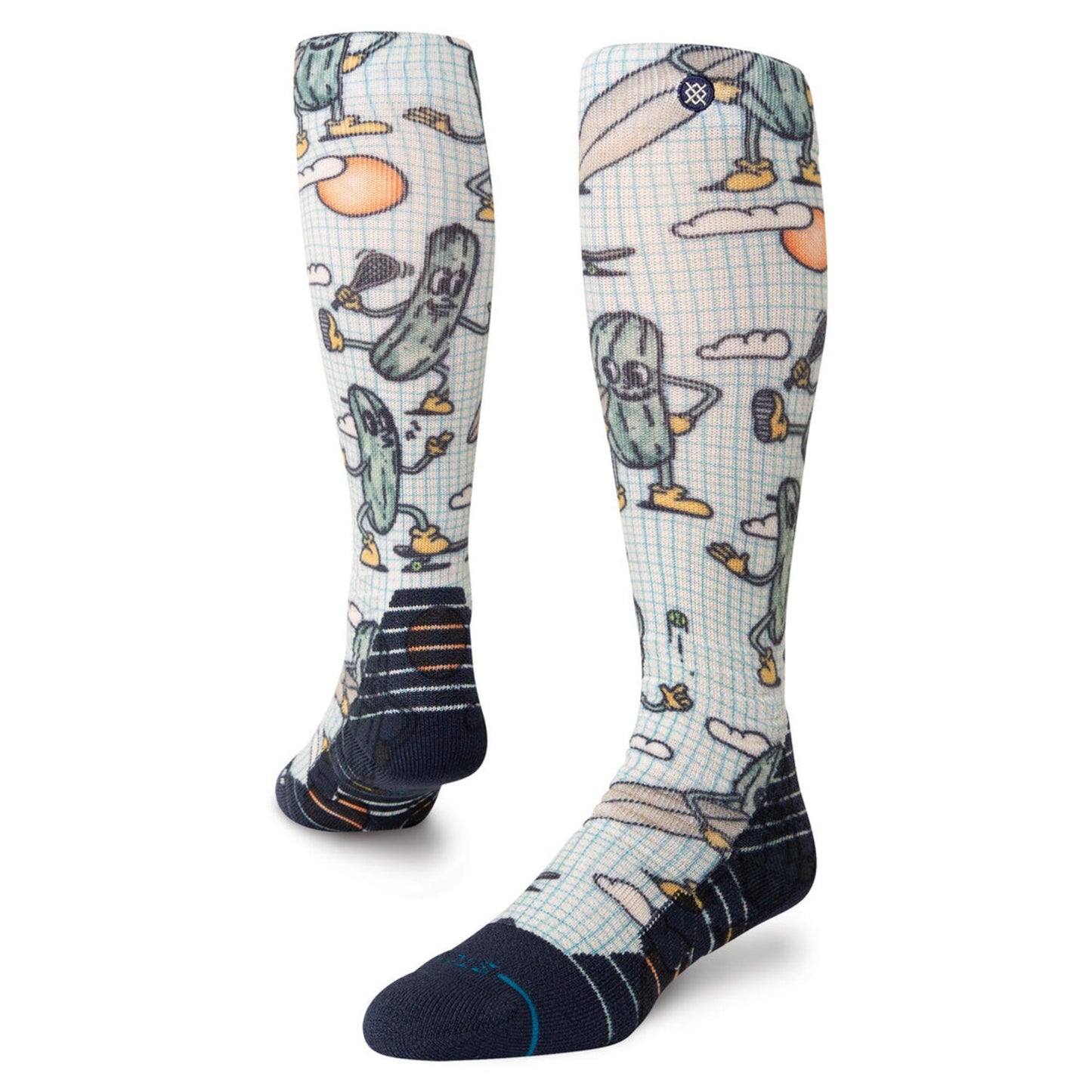 STANCE FEELING PICKLED MID POLY SNOW SOCK