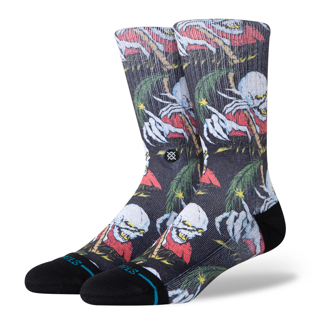 STANCE PALM SLAYER CREW SOCKS BLACK