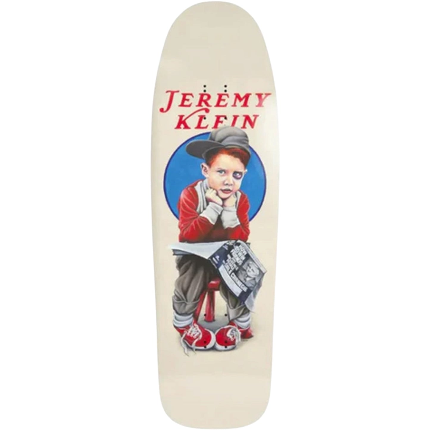 WORLD INDUSTRIES JEREMY KLEIN BLACK EYE KID EX7 SLICK DECK