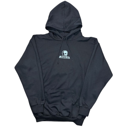 SKULL SKATES SKULL HOOD UNFUCK THE WORLD BLACK