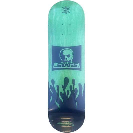 SKULL SKATES REDLINE GREEN DECK 8.5