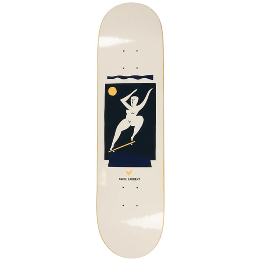 POLAR CROOKS EMILE LAURENT CREAM DECK 8.375