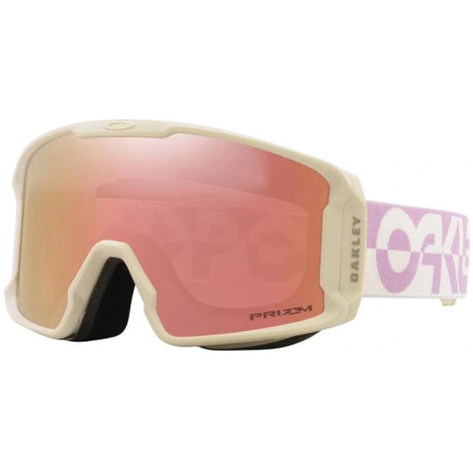 OAKLEY LINE MINER M TOADSTOOL DUALITY GOGGLES PRIZM SNOW ROSE GOLD IRIDIUM