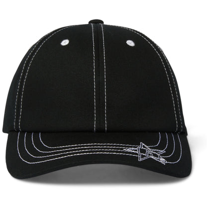 HUF CONTRAST H STAR SNAP BACK HAT BLACK