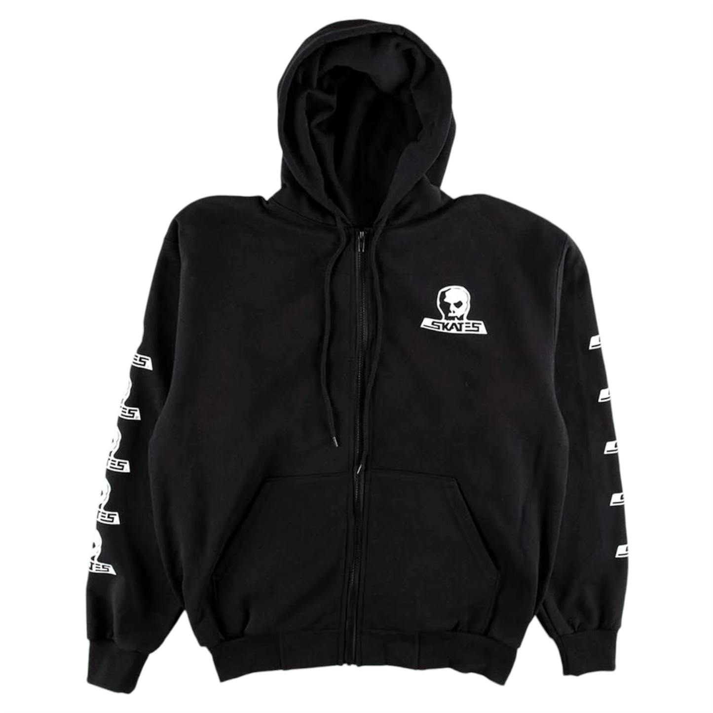 SKULL SKATES SKULL LOGO ZIP UP HOODIE BLACK