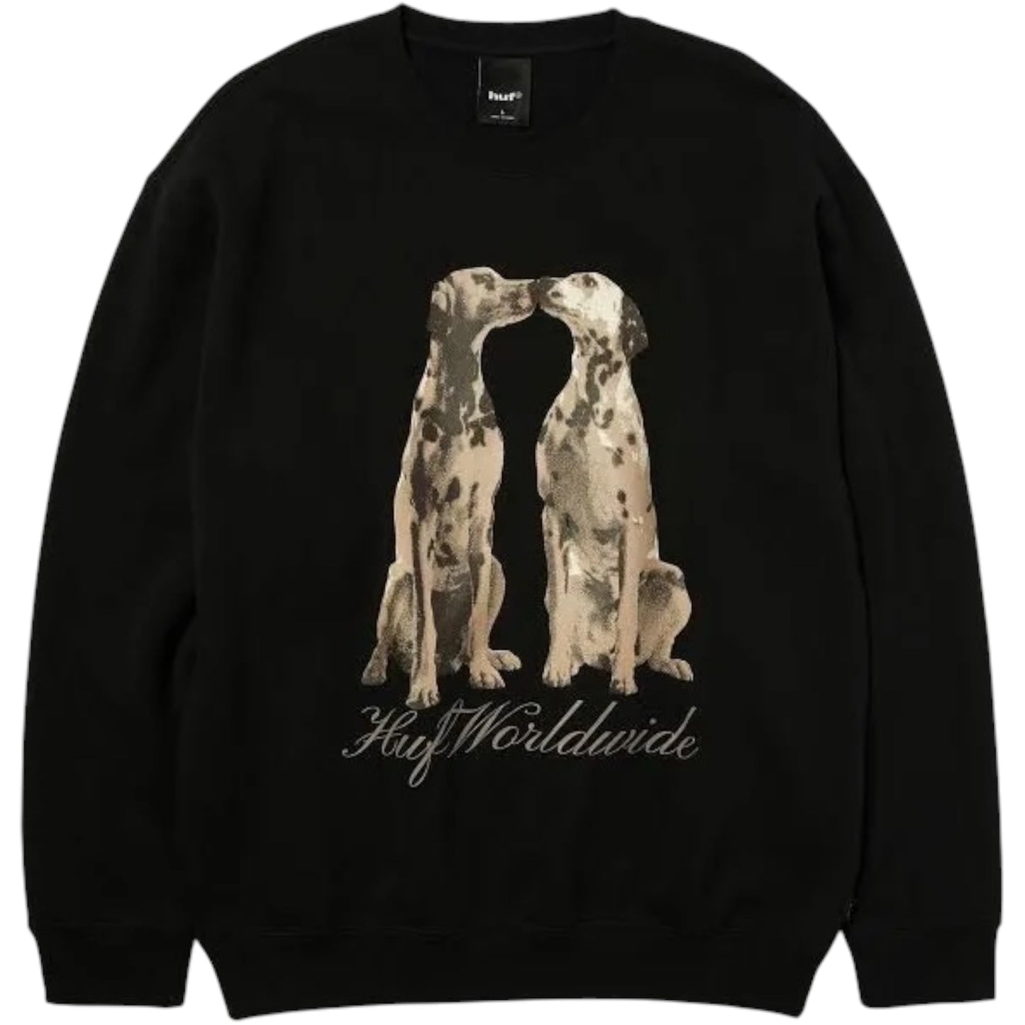 HUF DOGGED CREWNECK BLACK