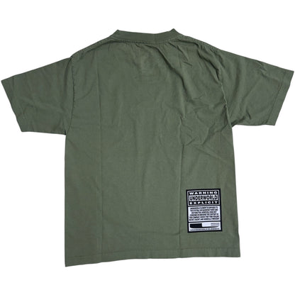 UNDERWORLD ELEMENT EXPLODE GARMENT DYE PREMIUM TEE LIGHT OLIVE
