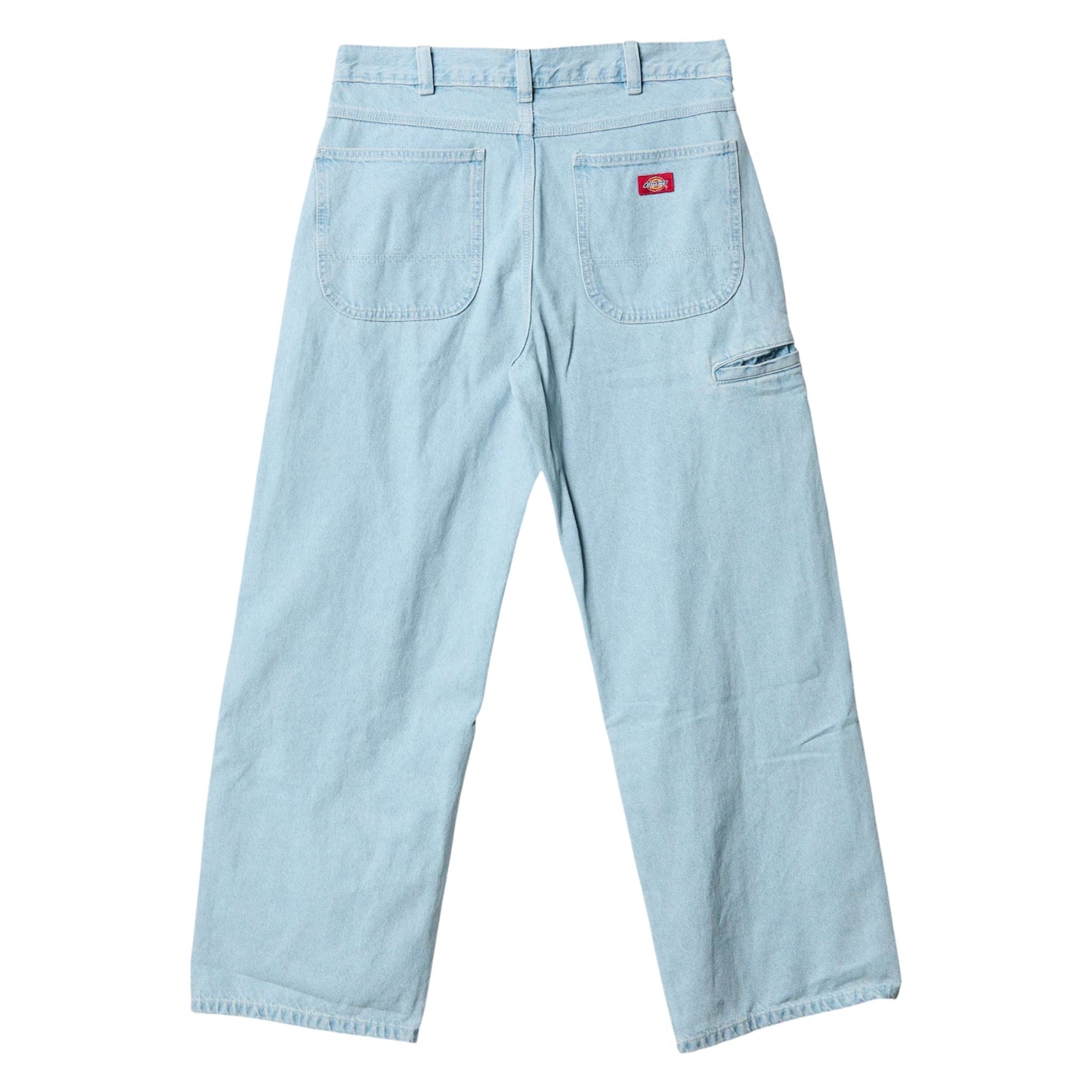 DICKIES MENS LOOSE STRAIGHT DOUBLE KNEE JEAN VINTAGE DENIM