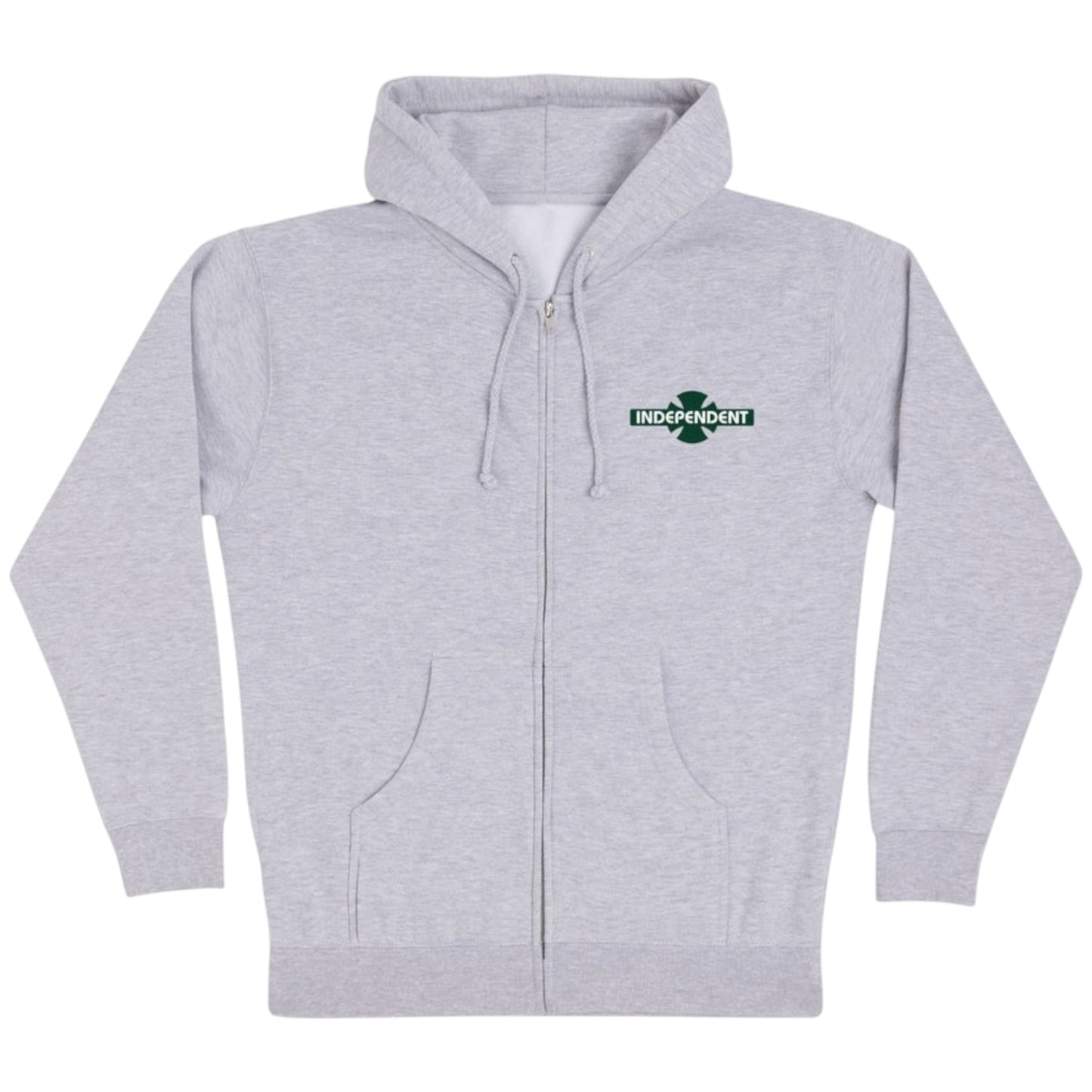 INDEPENDENT OHBC LEGACY ZIP HOODIE HEATHER GREY