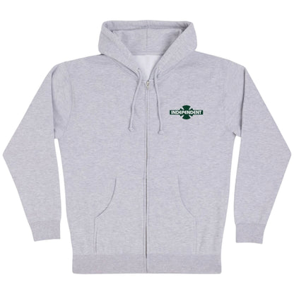 INDEPENDENT OHBC LEGACY ZIP HOODIE HEATHER GREY
