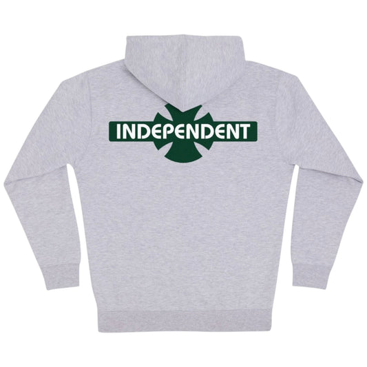 INDEPENDENT OHBC LEGACY ZIP HOODIE HEATHER GREY