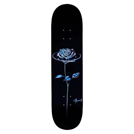 APRIL CHROME ROSE DECK BLACK 8.125