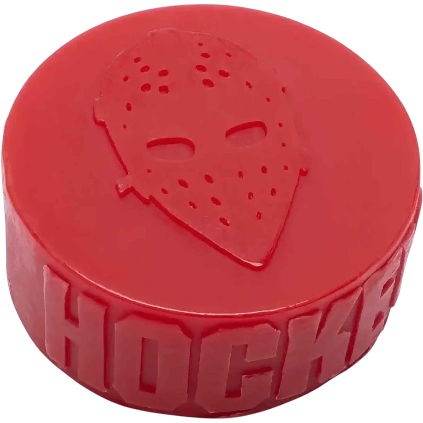 HOCKEY PUCK WAX RED