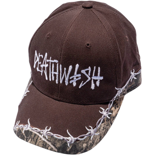 DEATHWISH PAMELA BAR WIRE DAD HAT BROWN