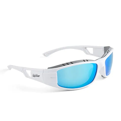 MODEST EYES LUCIO WRAPS SUNGLASSES WHITE/ICE