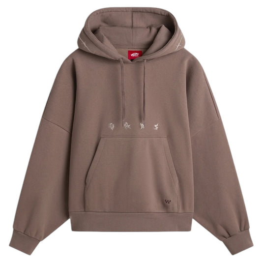 VANS SKATE WIRE LOOSE FIT HOODIE DEEP TAUPE