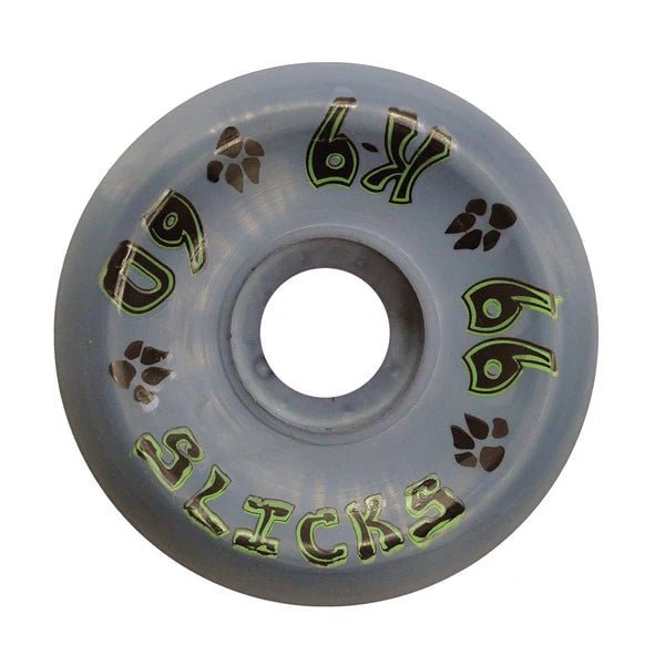 DOGTOWN K-9 SLICKS WHEELS COOL GREY 60MM 99A