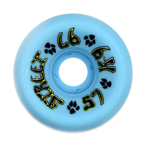 DOGTOWN K-9 80S STREET WHEELS LIGHT BLUE 57MM 97A