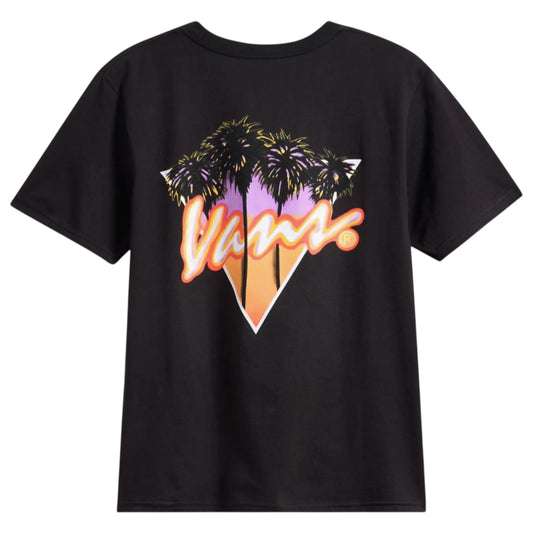 VANS BOYS PALM DRIVE TEE BLACK