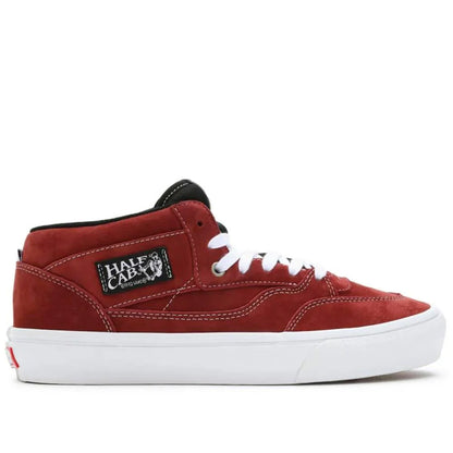 VANS SKATE HALF CAB BURGUNDY/WHITE