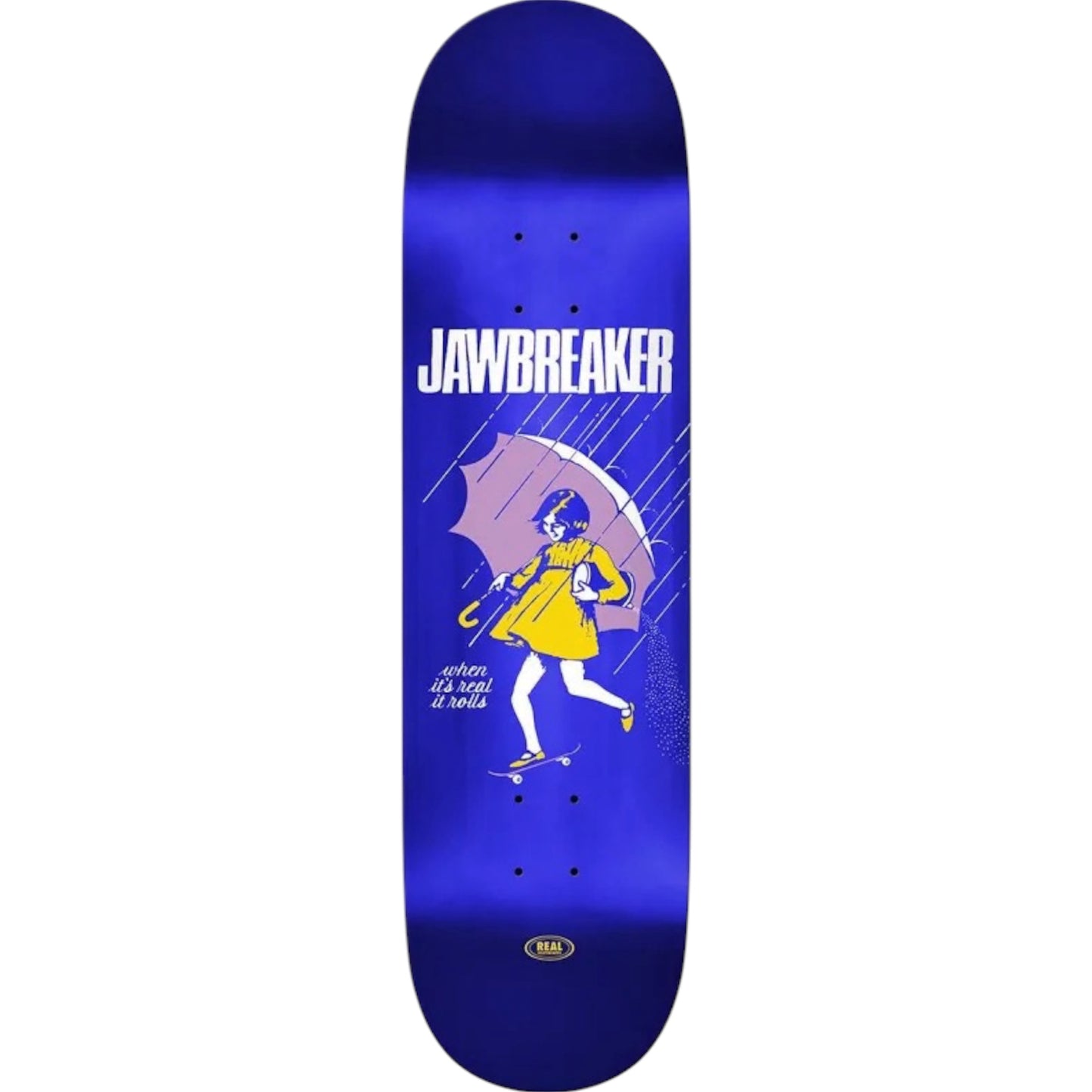 REAL TEAM JAWBREAKER BLUE FOIL DECK 8.25