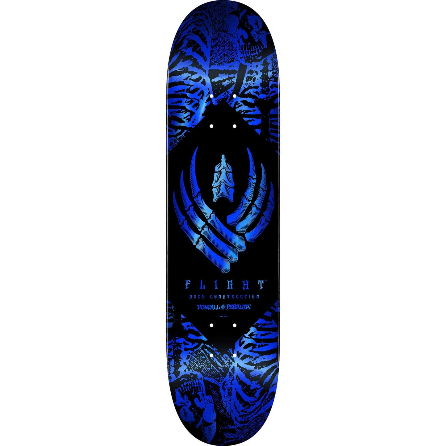 POWELL SKELETON BLUE FOIL FLIGHT DECK 8.75