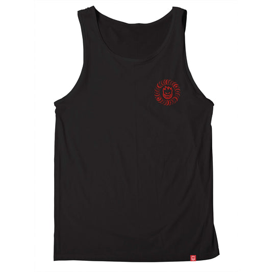 SPITFIRE CLASSIC SWIRL PAISLEY TANK TOP BLACK