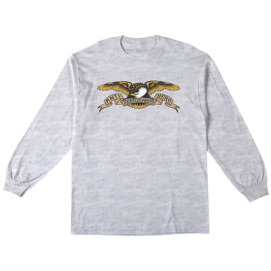 ANTI HERO LONG SLEEVE EAGLE ASH HEATHER GREY
