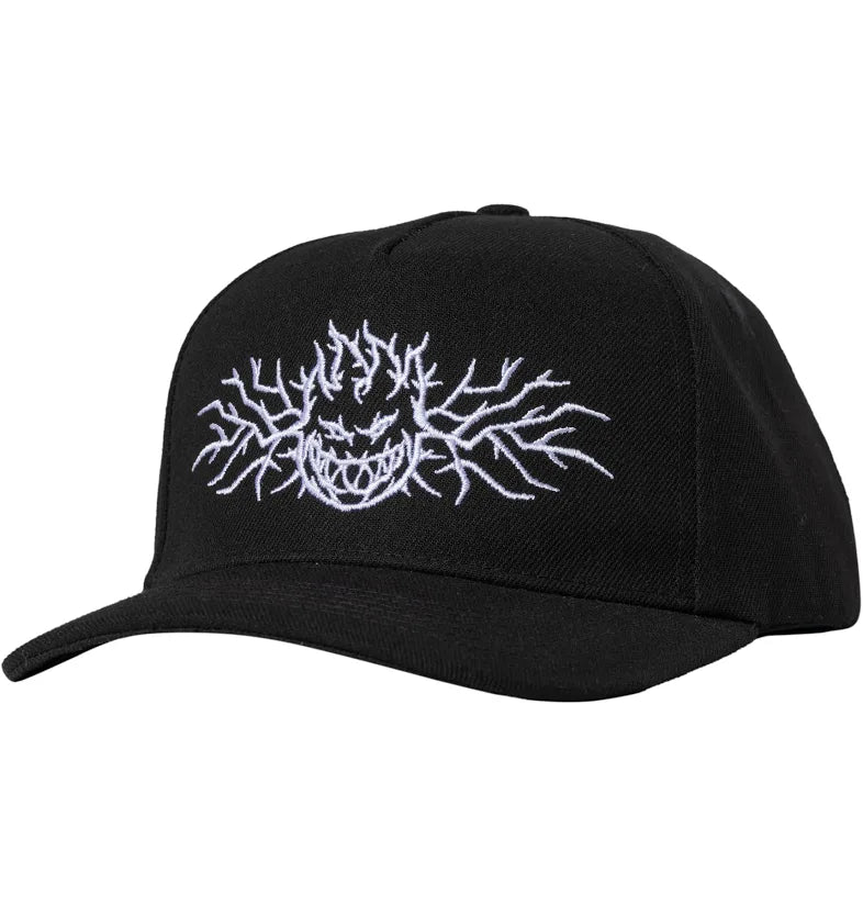 SPITFIRE BIG HEAD THORN SNAP BACK BLACK