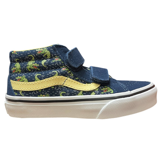 VANS SK8 MID REISSUE V GLOW CROC NAVY YELLOW