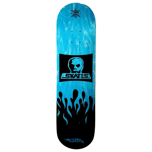 SKULL SKATES SKULL DECK REDLINE TWIN TECH 8.25