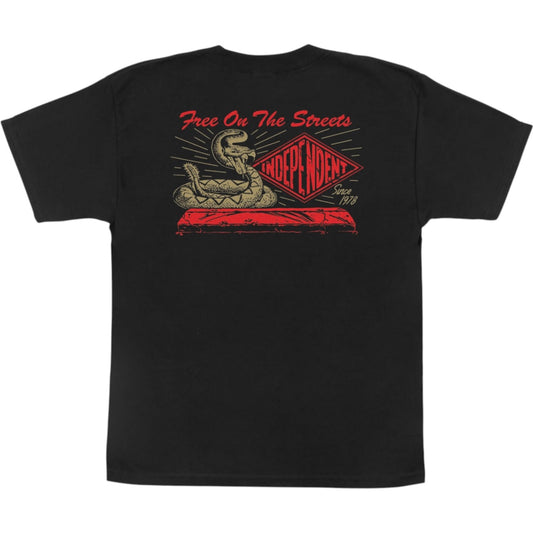 INDEPENDENT SNAKE BITE HEAVYWEIGHT TEE BLACK