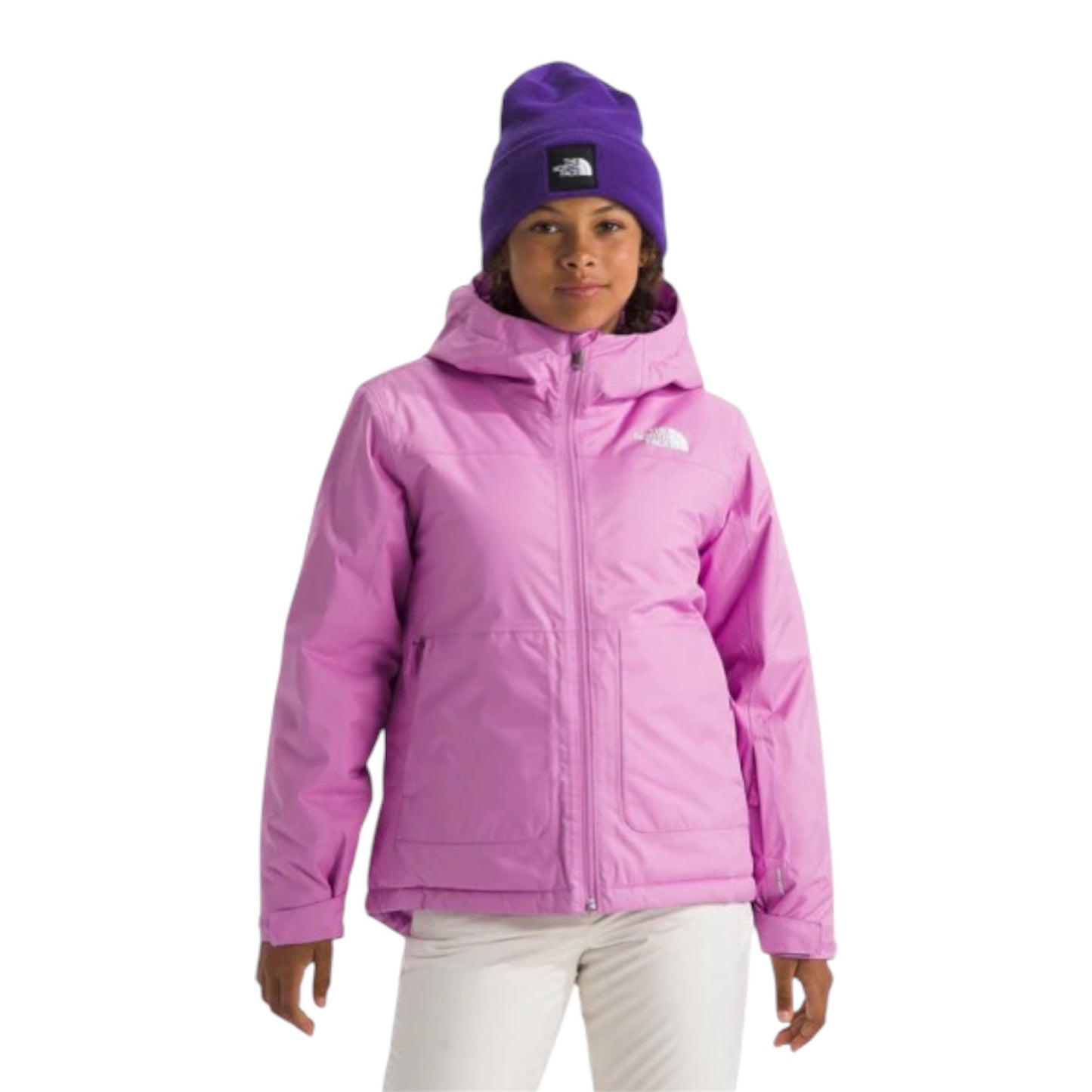 NORTH FACE GIRLS FREEDOM INSULATED JACKET DRAGONFRUIT