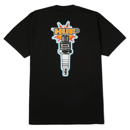 HUF SPARK IT UP TEE BLACK