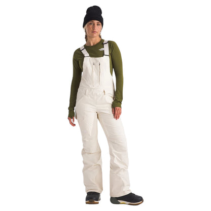 NORTH FACE WOMENS FREEDOM INSULATED BIB WHITE DUNE