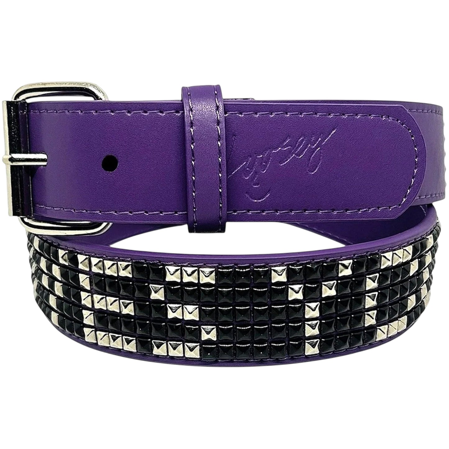 LOOSEY LOVES YOU STUDS BELT PURPLE