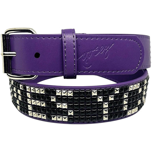 LOOSEY LOVES YOU STUDS BELT PURPLE