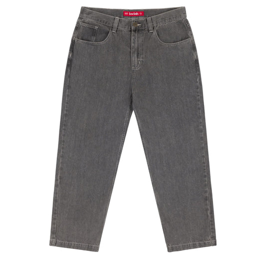 LOVIAH OG BAGGY 5 POCKET DENIM GREY STONEWASH PANTS