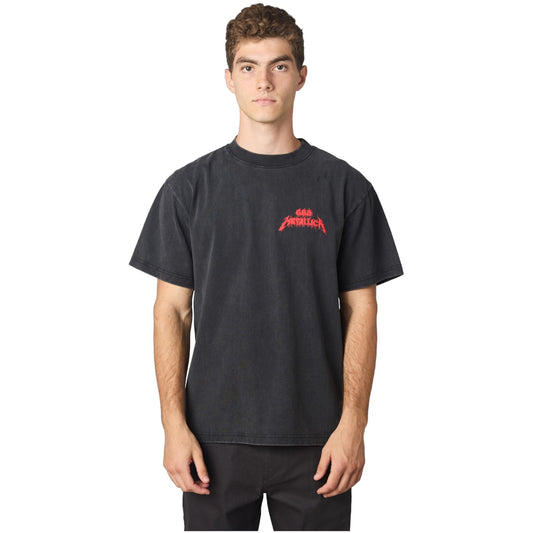 686 METALLICA PUSHEAD RELAXED TEE BLACK
