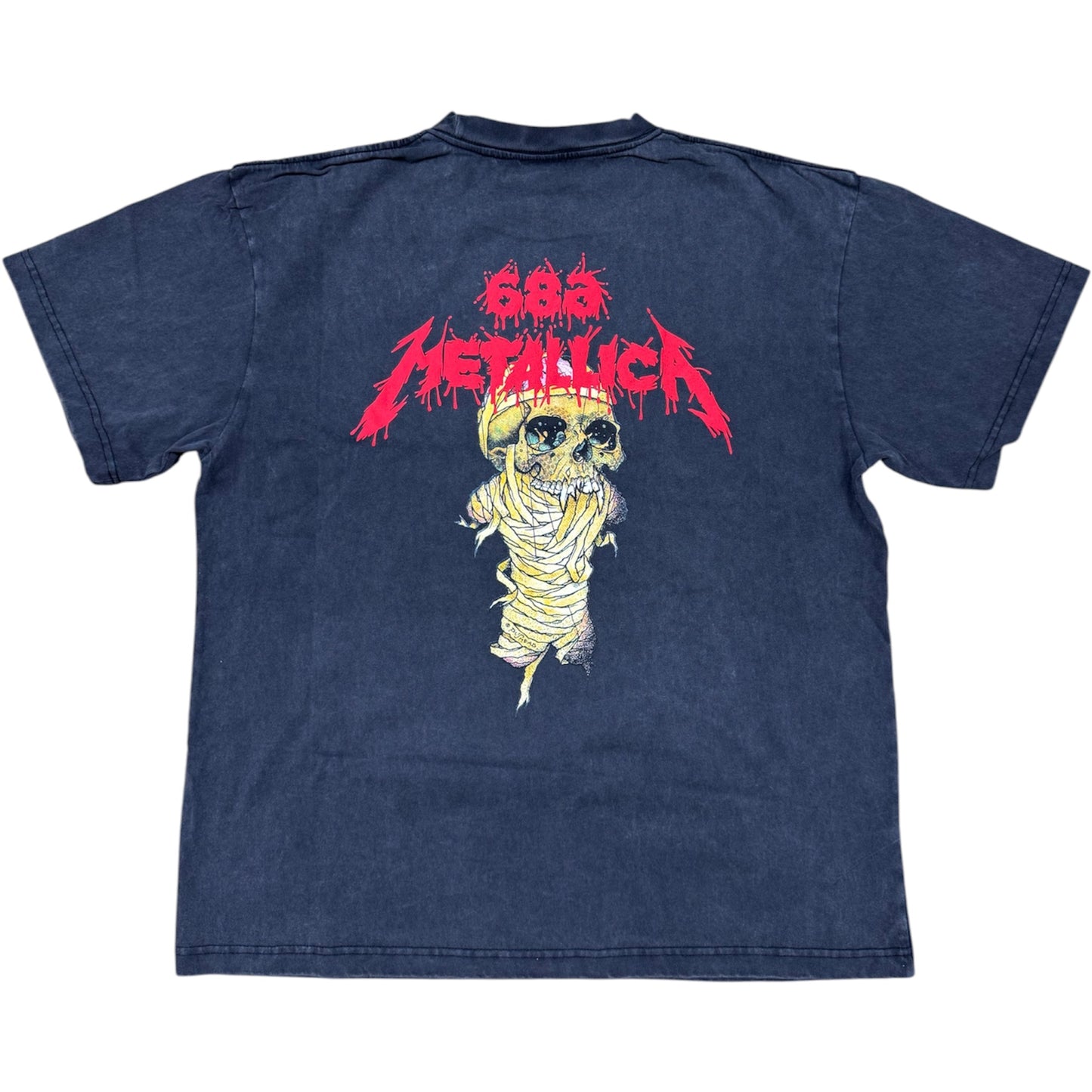 686 METALLICA PUSHEAD RELAXED TEE BLACK