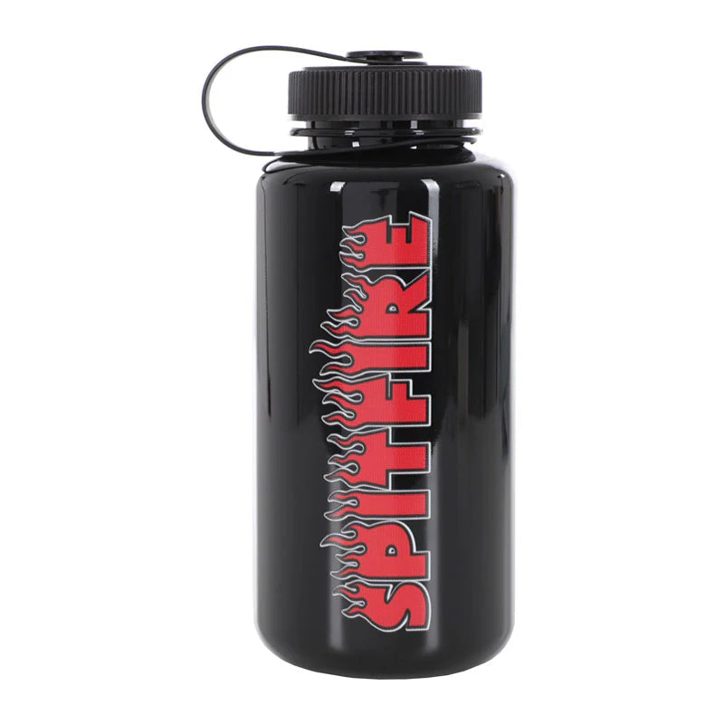 SPITFIRE DEMONSEED SCRIPT WATER BOTTLE OPAQUE BLACK