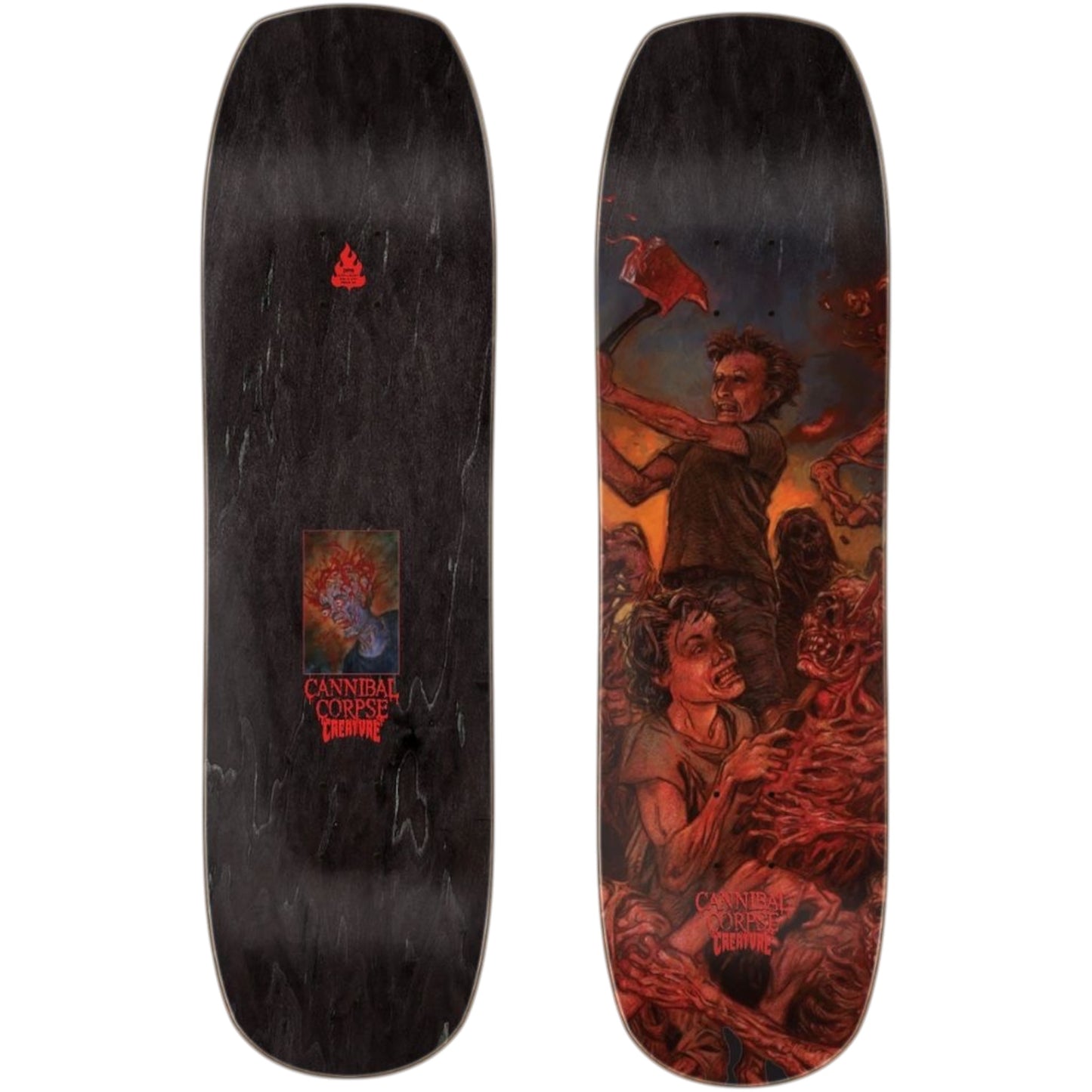 CREATURE X CANNIBAL CORPSE CHAOS HORRIFIC DECK 8.75