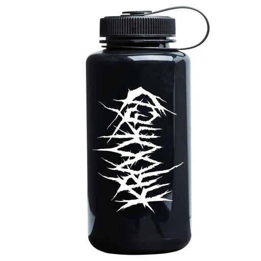 KROOKED NECROSHMOO WATER BOTTLE OPAQUE BLACK